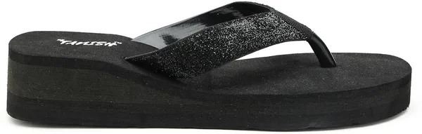 Black_Solid_Rubber_Slippers_For_Women