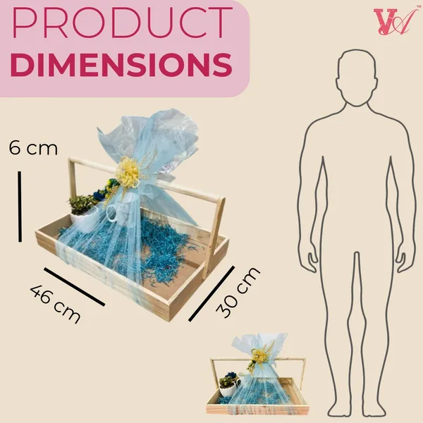 Pine_Wood_Gift_Hamper_Pinewood_Basket_With_Handle_Holiday_Christmas_Gifting_Tray_Pinewood_Basket_With_Mdf_Base_With_Decoration_Net_&_Decoration_Flower_(46X30X6_Cm)_46x30x6_CM