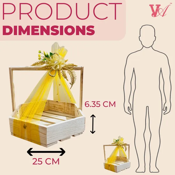 Hexagonal_Medium_Size_Pinewood_Gift_Hamper_Basket_For_Gift_Packaging_Size_25X25X6.35_Cm_25X25X6.35_Cm