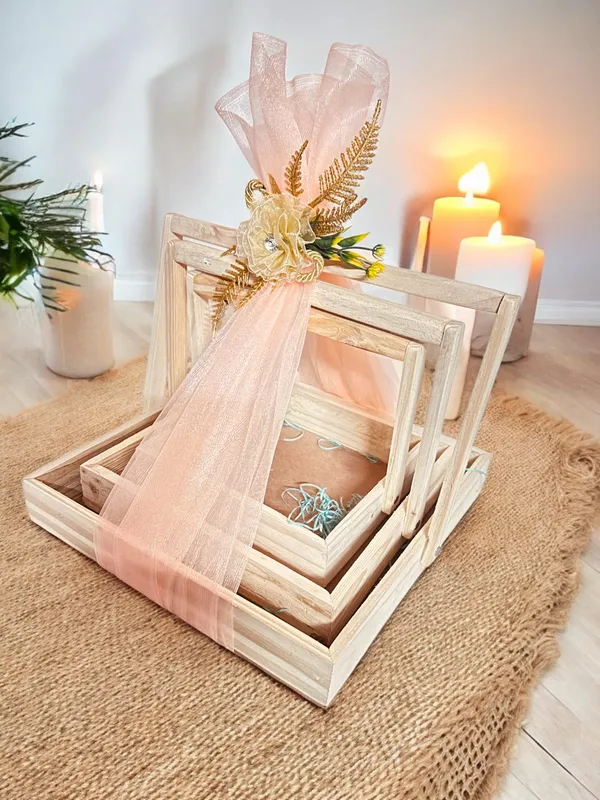 Pack_Of_3_Square_Pinewood_Hamper_Gift_Basket,_With_Decoration_Net_&_Flowers,_Festival_Gift_Hamper_Tray,_Wooden_Gift_Hamper_Basket_(30x30x4.5_CM)