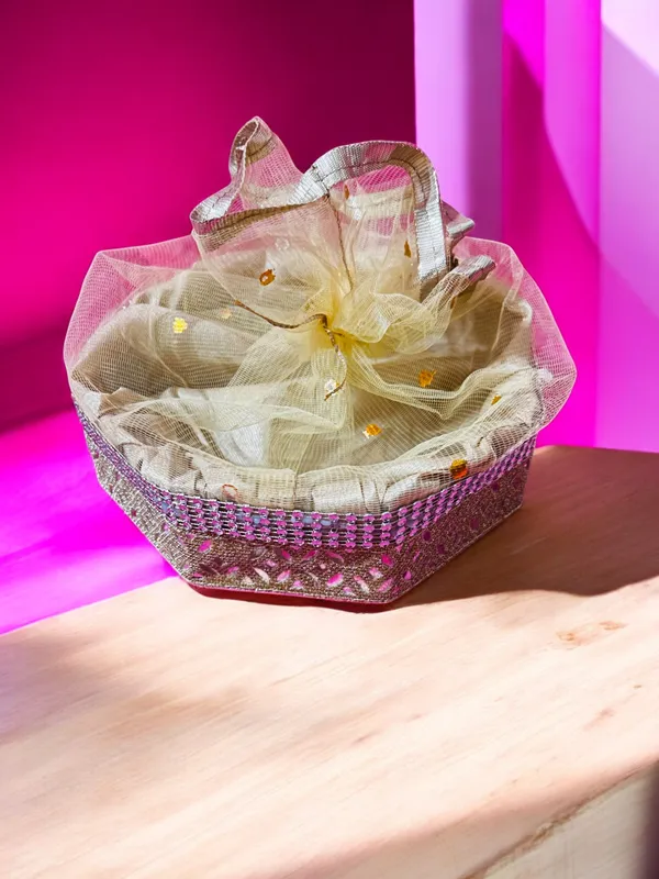 Vayu_Art_&_Crafts_Decorated_Net_Gift_Hamper_Gift_Packaging_Wedding_Basket__large_Size_30x30x6_CM