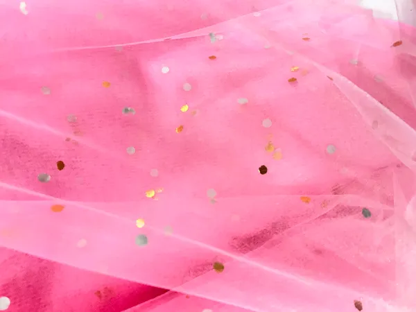Vayu_Art_&_Crafts_Decoration_Polka_Dot_Net_Fabric_for_Gift_Hampers_Gift_Wraps_Party_Decor,_Backdrop_Decor,_Mandap_Decoration,_5_Metre,_Width_111_CM_,Baby_Pink