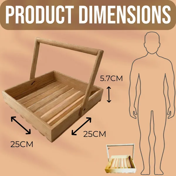 Pack_Of_5_Wooden_Square_Gift_Hamper_Basket_(Wood_Base),_Festival_Gift_Hamper_Tray_With_Decoration_Net_Flower_,_(25X25X6_Cm_)