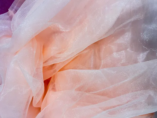 Vayu_Art_&_Crafts_Decoration_Shiny_Tissue_Net_for_Gift_Hampers_Gift_Wraps__Party_Decor,_Backdrop_Decor,_Mandap_Decoration,_5_Metre,_Width_111_CM_,_Light_Peach