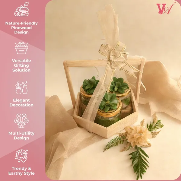 Pack_Of_3_Wooden_Hexagonal_Gift_Hamper_Basket,_Festival_Gift_Hamper_Tray,_Gift_Packaging_Basket_,_With_Net_&_Flowers_(30x30x4.5_CM)