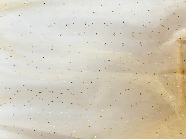 Vayu_Art_&_Crafts_Decoration_Polka_Dot_Net_Fabric_for_Gift_Hampers_Gift_Wraps_Party_Decor,_Backdrop_Decor,_Mandap_Decoration,__5_Metre,_Width_111_CM_,Golden