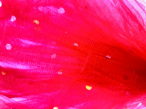 Vayu_Art_&_Crafts_Decoration_Polka_Dot_Net_Fabric_for_Gift_Hampers_Gift_Wraps_Party_Decor,_Backdrop_Decor,_Mandap_Decoration,_5_Metre,_Width_111_CM_,Orange