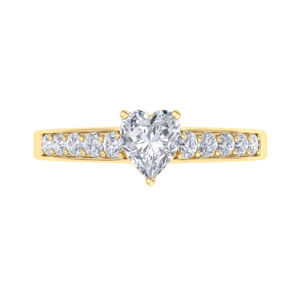 Yellow_Premium_Eternal_Heart_Ring_For_Unisex