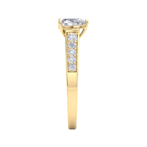 Yellow_Premium_Eternal_Heart_Ring_For_Unisex