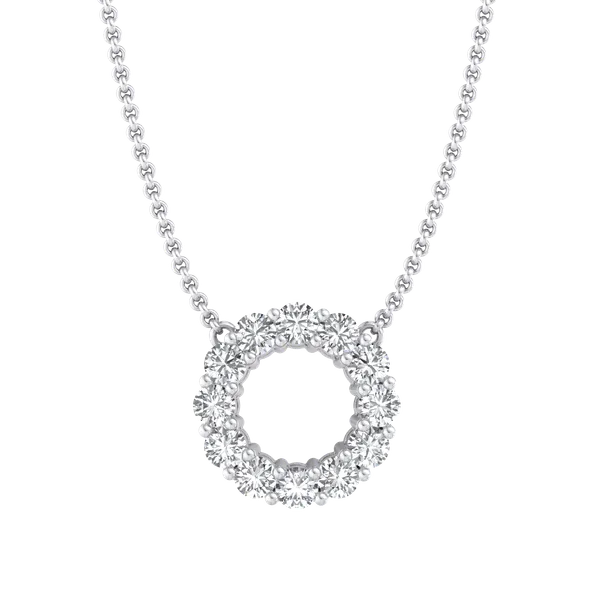 Silver_Premium_Eternal_Halo_Round_Charm_For_Women