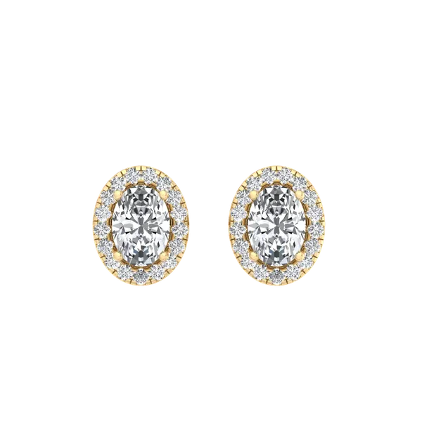 Yellow_Premium_Halo_Oval_Earring_For_Women