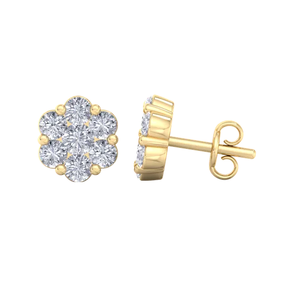 Yellow_Premium_Blossom_Diamond_Earrings_For_Women