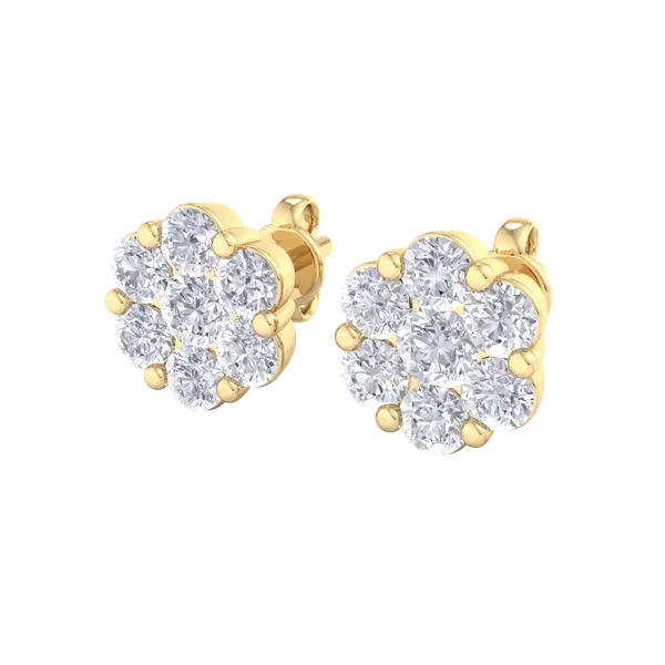 Yellow_Premium_Blossom_Diamond_Earrings_For_Women