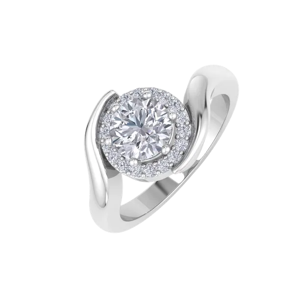 Silver_Premium_Solitaire_Halo_Ring_For_Unisex