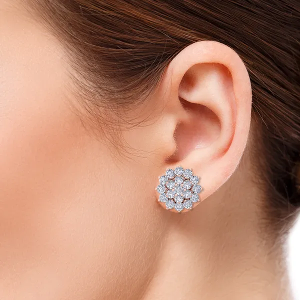 Rose_Gold__Premium_Sunflower_Sparkle_Earrings_For_Women