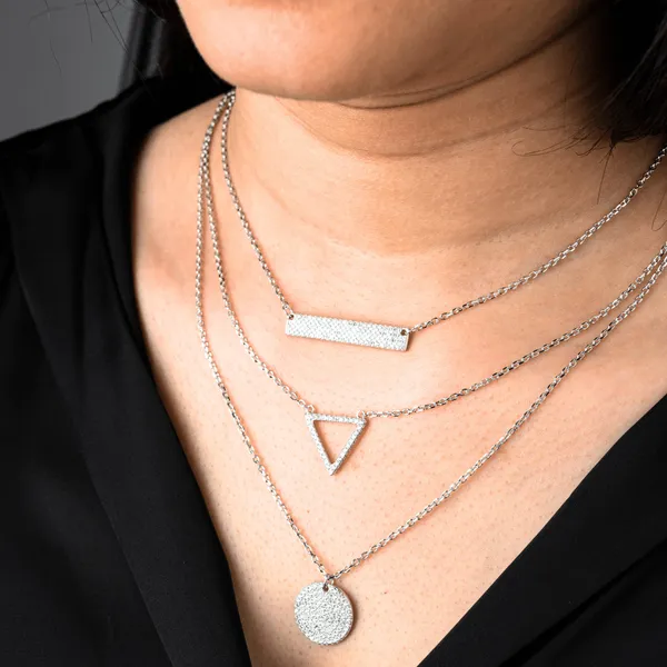 Silver_Premium_Trio_Cascade_Necklace_For_Women