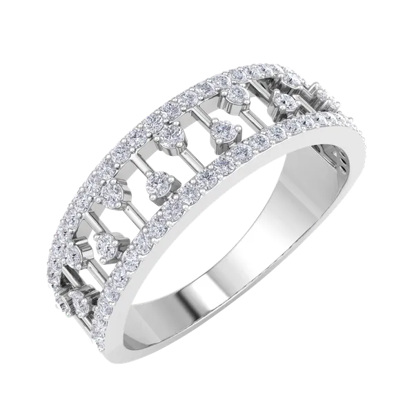 Silver_Premium_Linear_Diamond_Ring_For_Women