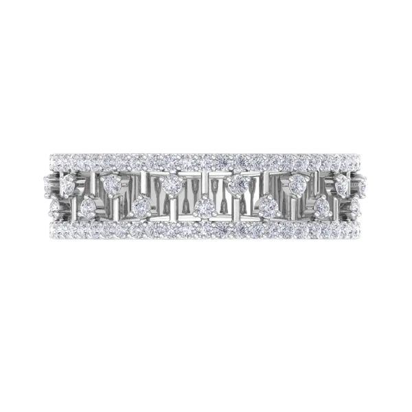 Silver_Premium_Linear_Diamond_Ring_For_Women