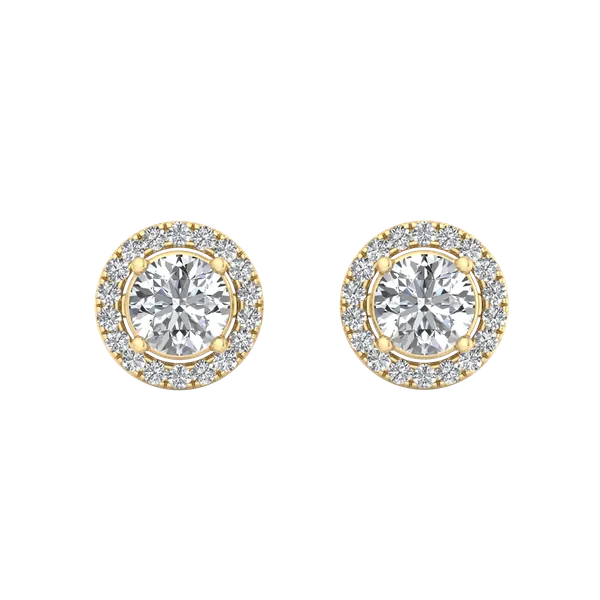 Yellow__Premium_Halo_Radiance_Earring_For_Women