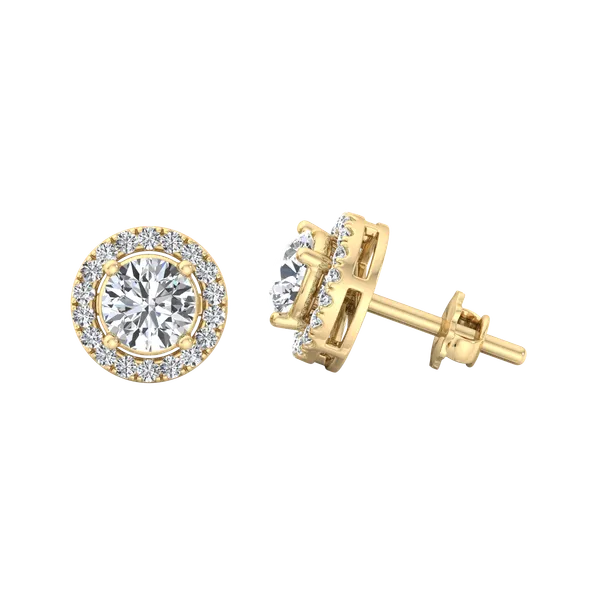 Yellow__Premium_Halo_Radiance_Earring_For_Women