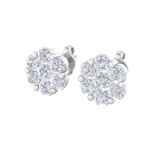 Silver_Premium_Blossom_Diamond_Earrings_For_Women