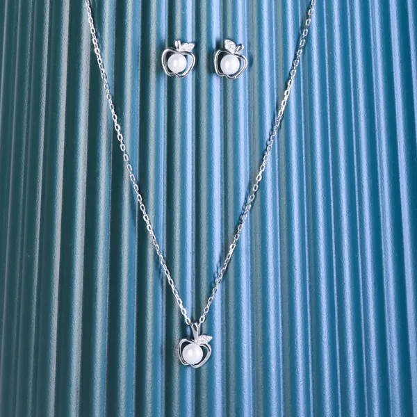 Silver_Premium_Apple_Pearl_Set_For_Women