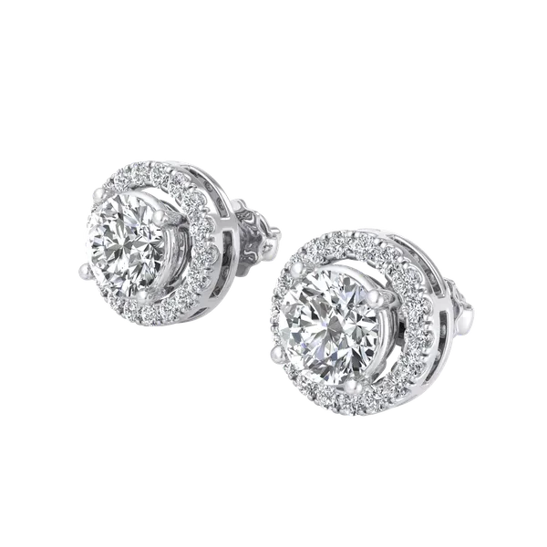 Silver__Premium_Halo_Radiance_Earring_For_Women