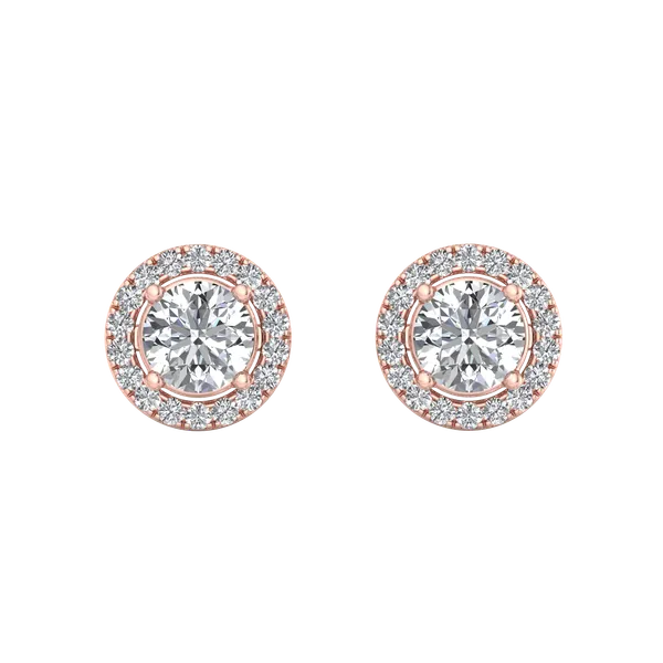 Rose_Gold__Premium_Halo_Radiance_Earring_For_Women