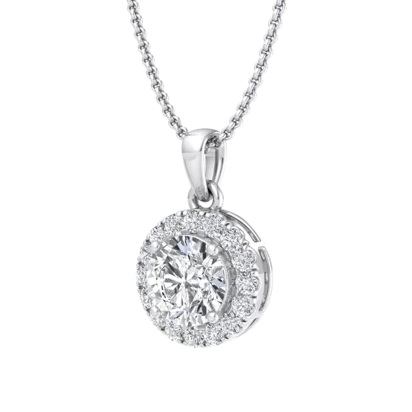Silver__Premium_Halo_Radiance_Pendant_For_Women
