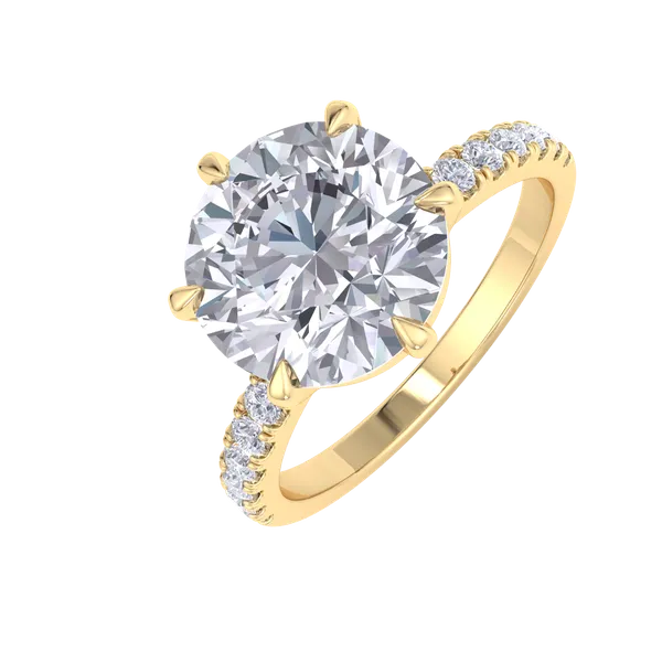 Yellow__Premium_Timeless_Solitaire_Ring_For_Women