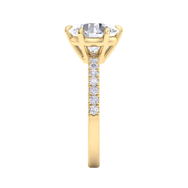 Yellow__Premium_Timeless_Solitaire_Ring_For_Women