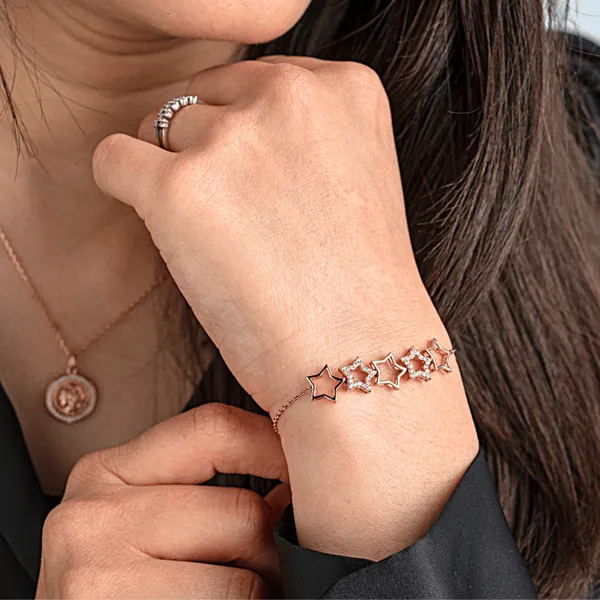 Rose_Gold_Premium_Stellar_Shine_Bracelet_For_Unisex