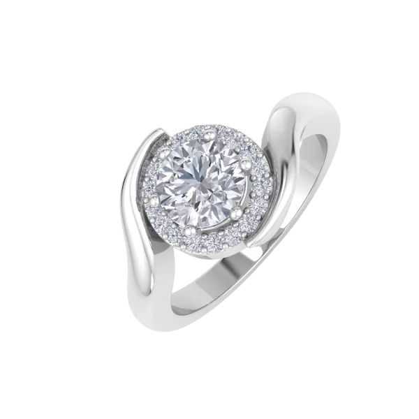 Silver_Premium_Solitaire_Halo_Ring_For_Unisex