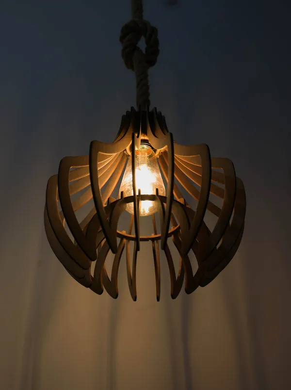 AeroLume_–_Wood_Chandelier,_Wood_Pendant_Light,_Wood_Lamp,_Fin_Blade_Lantern