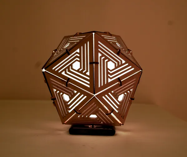 LumenSpire_–_Linear_Icosahedron_Shadow_Lantern_Decorative_Chandelier_Light_Lamp_for_Living_Room,_Home,_Bedroom