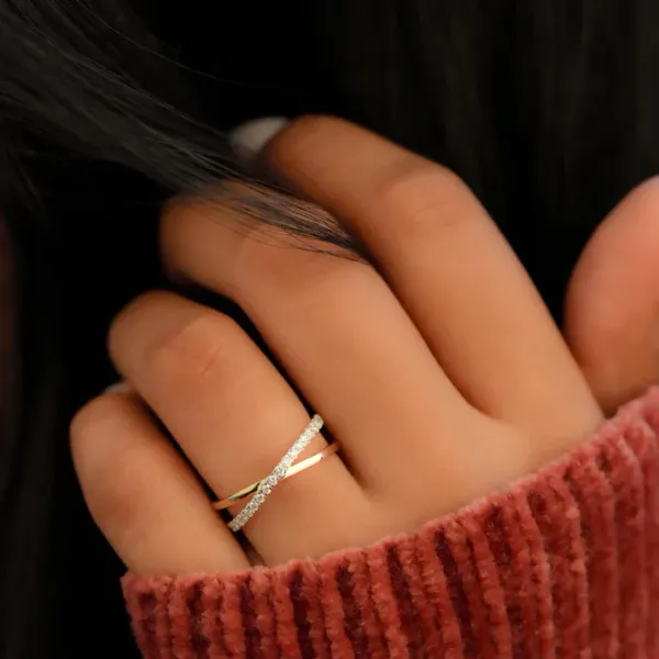 Gold_Plated_Criss_Cross_Ring_Gift_For_Her_(Pack_Of_2)