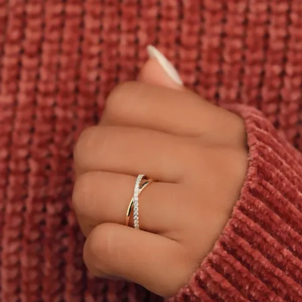 Gold_Plated_Criss_Cross_Ring_Gift_For_Her_(Pack_Of_2)