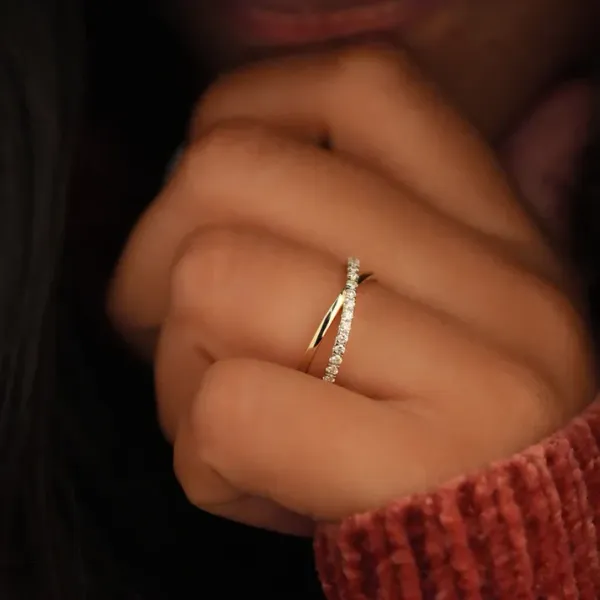 Gold_Plated_Criss_Cross_Ring_Gift_For_Her_(Pack_Of_2)
