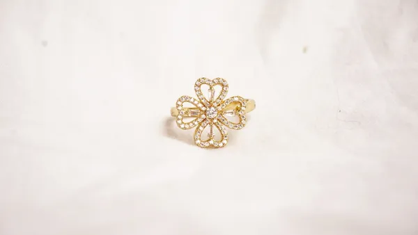 4_Heart_Ring_for_women_Clover_Spinning_Adjustable_Rings