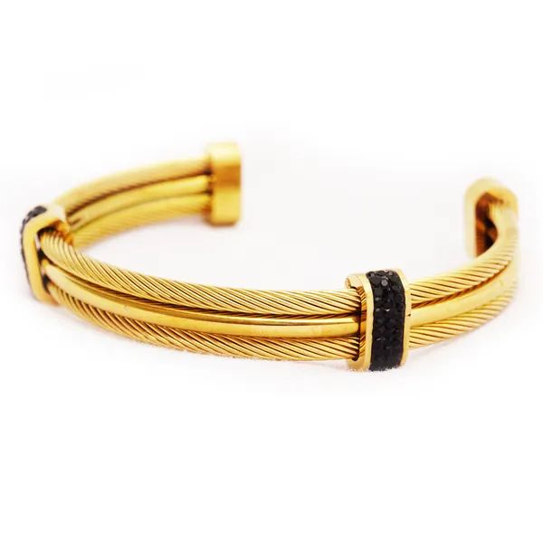Men_Women_Stainless_Steel_Twisted_Cable_Adjustable_Cuff_Bangle_Bracelet