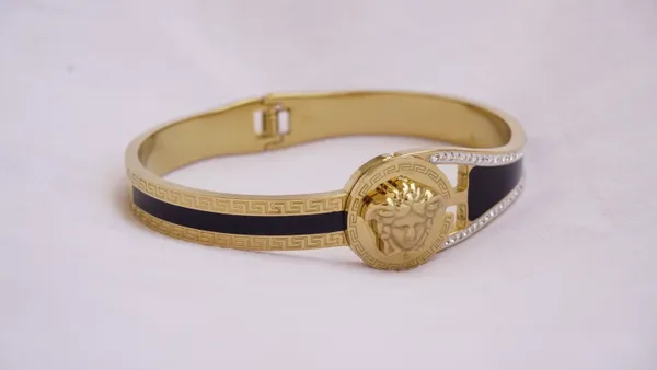 Solid_Roman_Inspired_gold_plated_bracelet_with_Anti-Tarnish_coating
