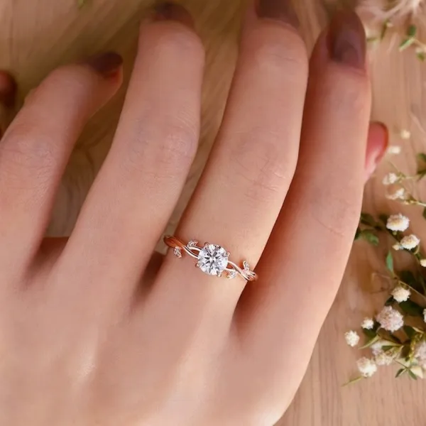 Gold_Plated_Round_Cut_Engagement_Ring_For_Women