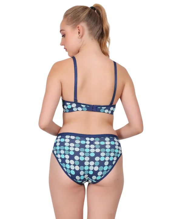 Blue_Lingerie_Set_For_Women_|_Polyamide_Polka_Dot