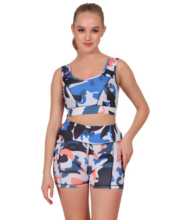 Navy_Blue_Cycling_Shorts_For_Women_|_Cotton_Spandex_Camouflage
