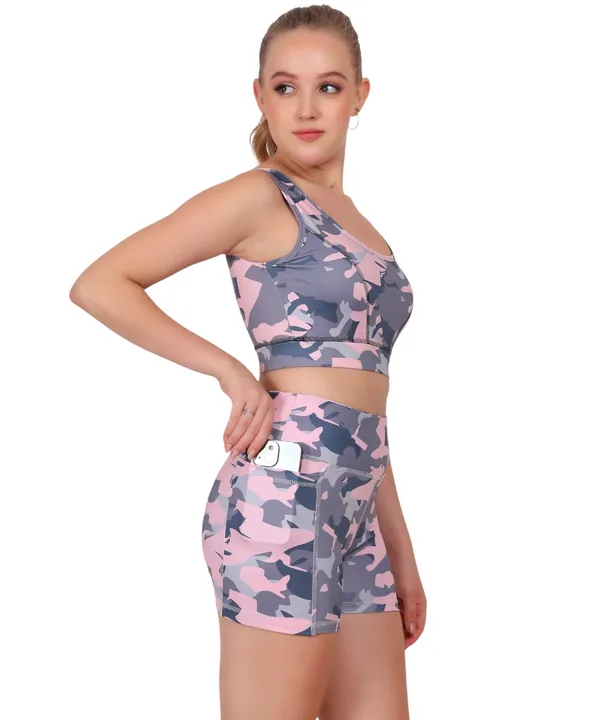 Pink_Cycling_Shorts_For_Women_|_Cotton_Spandex_Camouflage