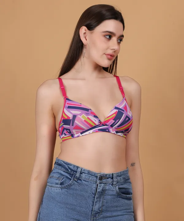 Multicolour_Padded_Non_Wired_|_Full_Cup_Multiway_T-Shirt_Bra_for_Women_-_Comfortable_and_Fashionable_Design