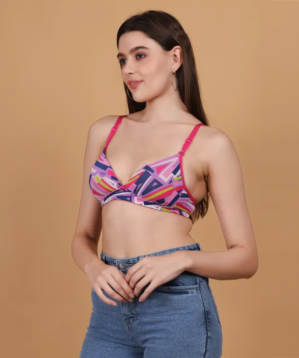 Multicolour_Padded_Non_Wired_|_Full_Cup_Multiway_T-Shirt_Bra_for_Women_-_Comfortable_and_Fashionable_Design