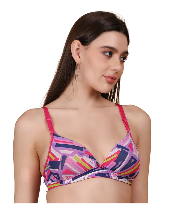 Multicolour_Padded_Non_Wired_|_Full_Cup_Multiway_T-Shirt_Bra_for_Women_-_Comfortable_and_Fashionable_Design