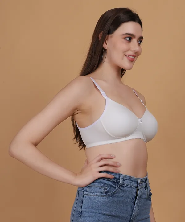White_Padded_Non_Wired_|_Full_Cup_Multiway_T-Shirt_Bra_for_Women_-_Comfortable_and_Fashionable_Design