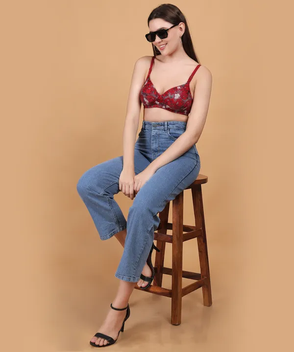 Red_with_Flower_Print,_Padded_Non_Wired_|_Full_Cup_Multiway_T-Shirt_Bra_for_Women_-_Comfortable_and_Fashionable_Design